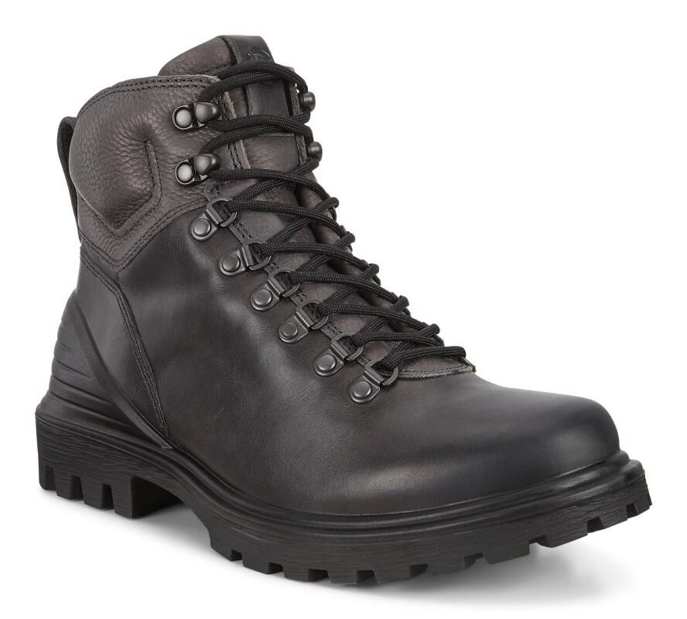 ECCO Mens Ankle Boots Black - Tredtray - YDL-021948